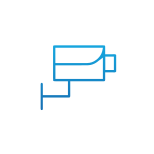 icon surveillance white